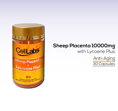CellLabs Sheep Placenta Lycopene Plus Anti-Aging Moonspells Beauty