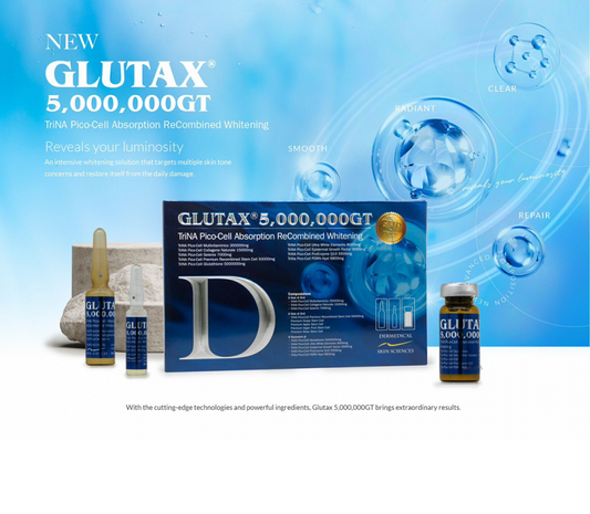 Glutax 5000000GT TriNA Pico Cell Absorption Recombined Whitening Moonspells Beauty