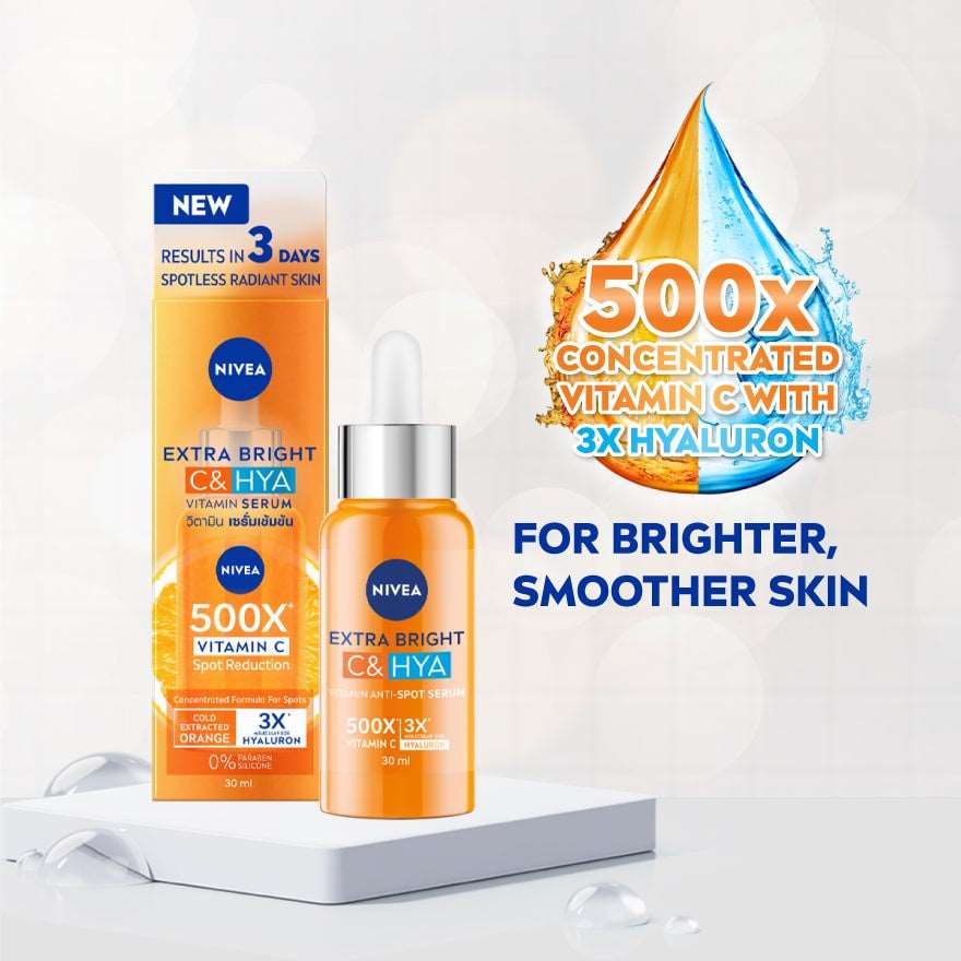 NIVEA Extra Bright C & HYA Vitamin Serum Moonspells Beauty