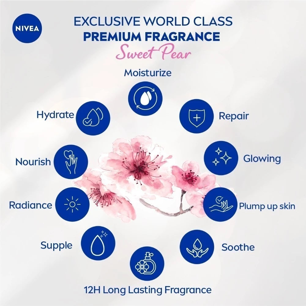 NIVEA Extra Bright Body Serum Miracle Sweet (Sweet Pear)