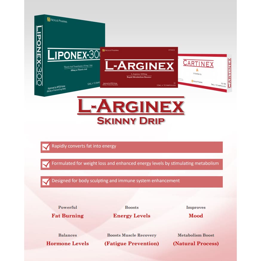 L-Arginex Skinny (Weight Loss) Drip Moonspells Beauty