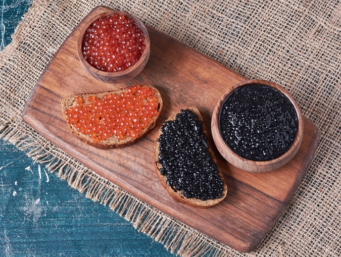 Caviar Extract and DHA for Skin Aging and Health