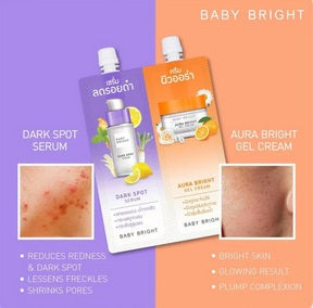 2 in 1 Baby Bright Duo Booster Dark Spot Serum Sachet 6g+6g