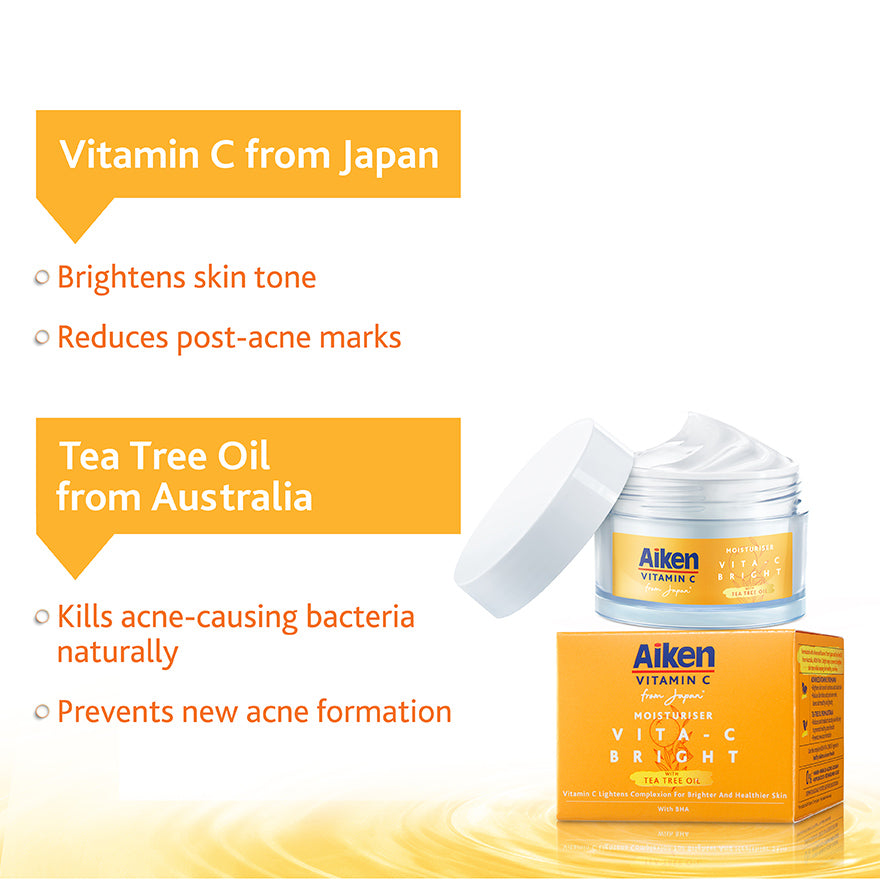 AIKEN Vita-C Brightening Moisturiser - Moonspells Beauty