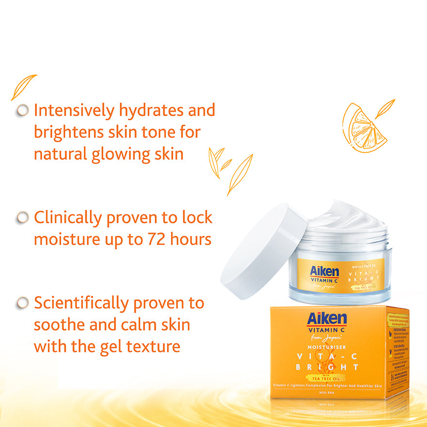 AIKEN Vita-C Brightening Moisturiser - Moonspells Beauty