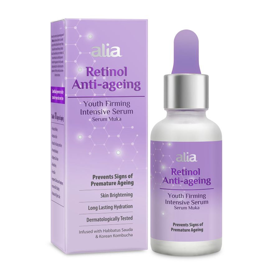 ALIA Retinol Anti-Ageing Youth Firming Int Serum 30ml - Moonspells Beauty