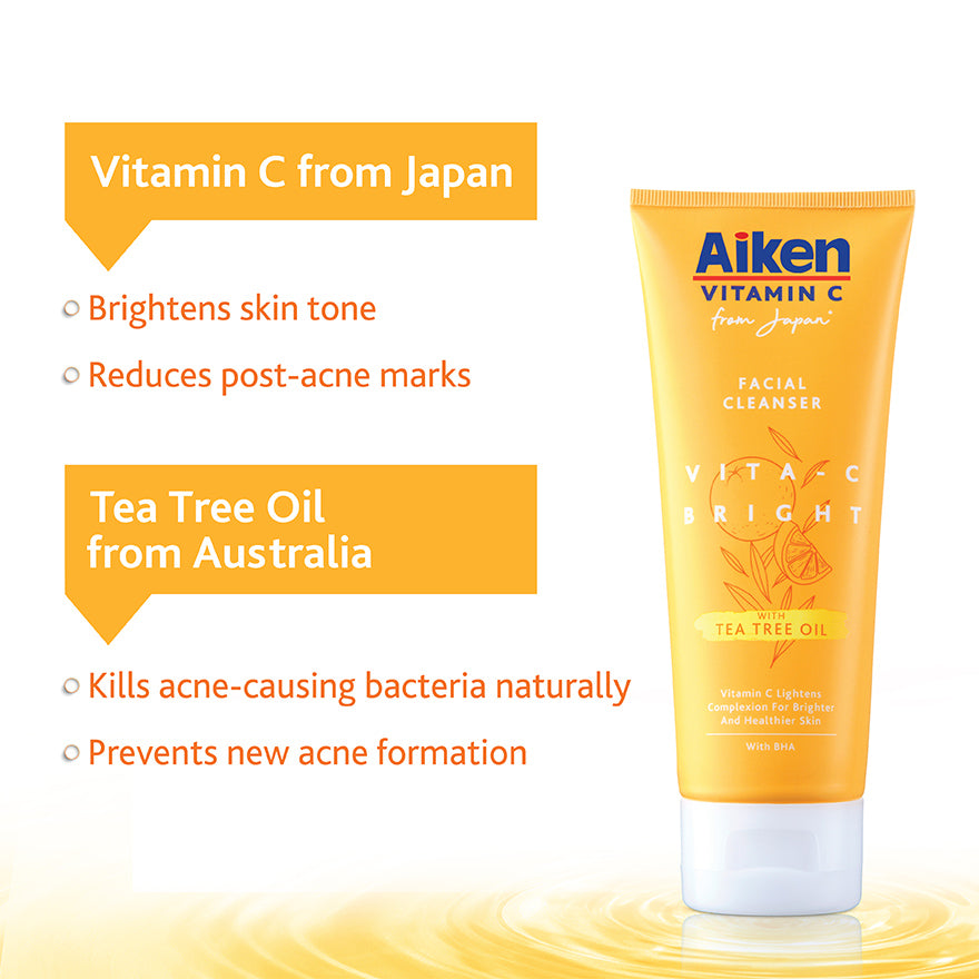 Aiken Vita-C Bright Whitening Cleanser - Moonspells Beauty