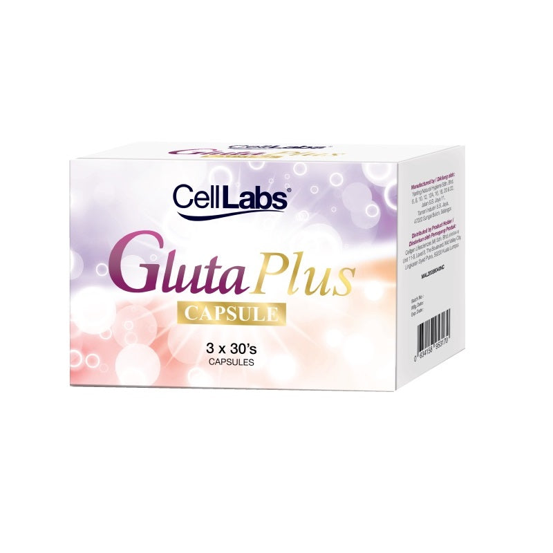 CellLabs Gluta Plus Whitening Brighter Glowing Skin - Moonspells Beauty