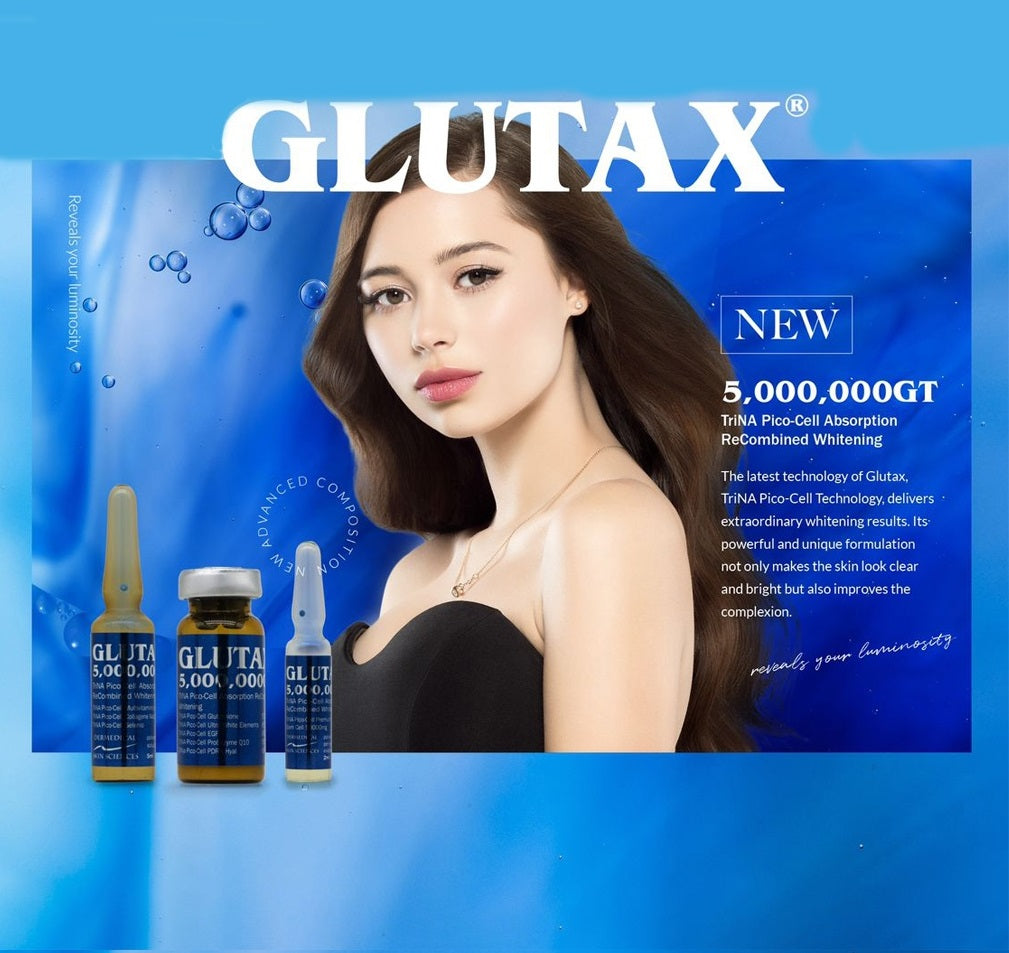 Glutax 5000000GT TriNA Pico Cell Absorption Recombined Whitening Moonspells Beauty