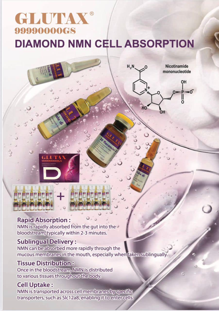 Glutax 99990000GS Diamond NMN Cell Absorption - Moonspells Beauty Glutax 99990000GS Diamond NMN Cell Absorption - Moonspells Beauty