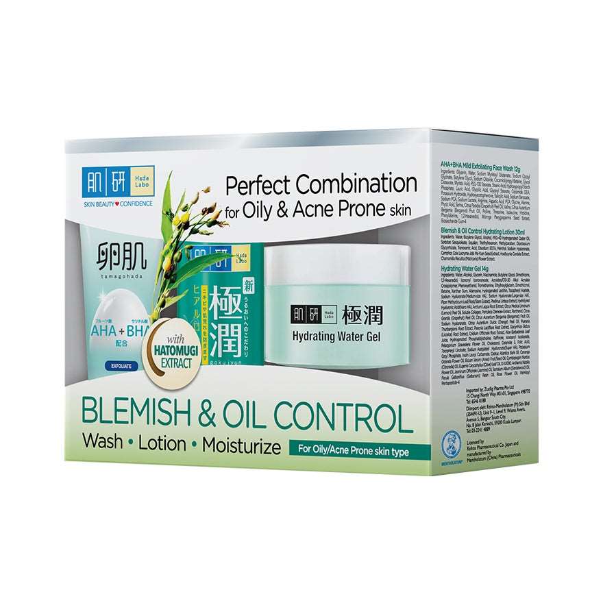 HADA LABO Blemish & Oil Control 123 Trial Set Moonspells Beauty