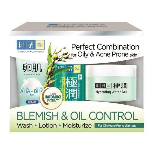 HADA LABO Blemish & Oil Control 123 Trial Set Moonspells Beauty