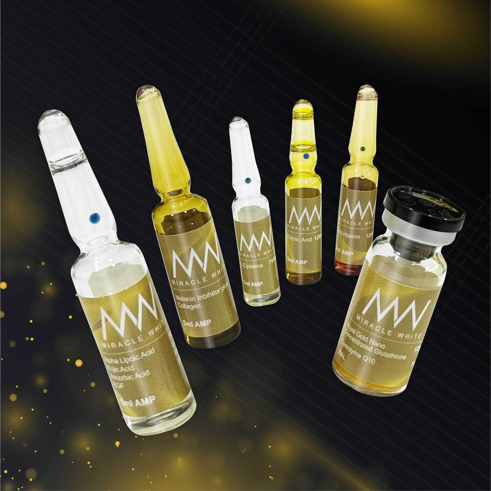 Miracle White Royal Gold 120,000mg Glutathione Booster