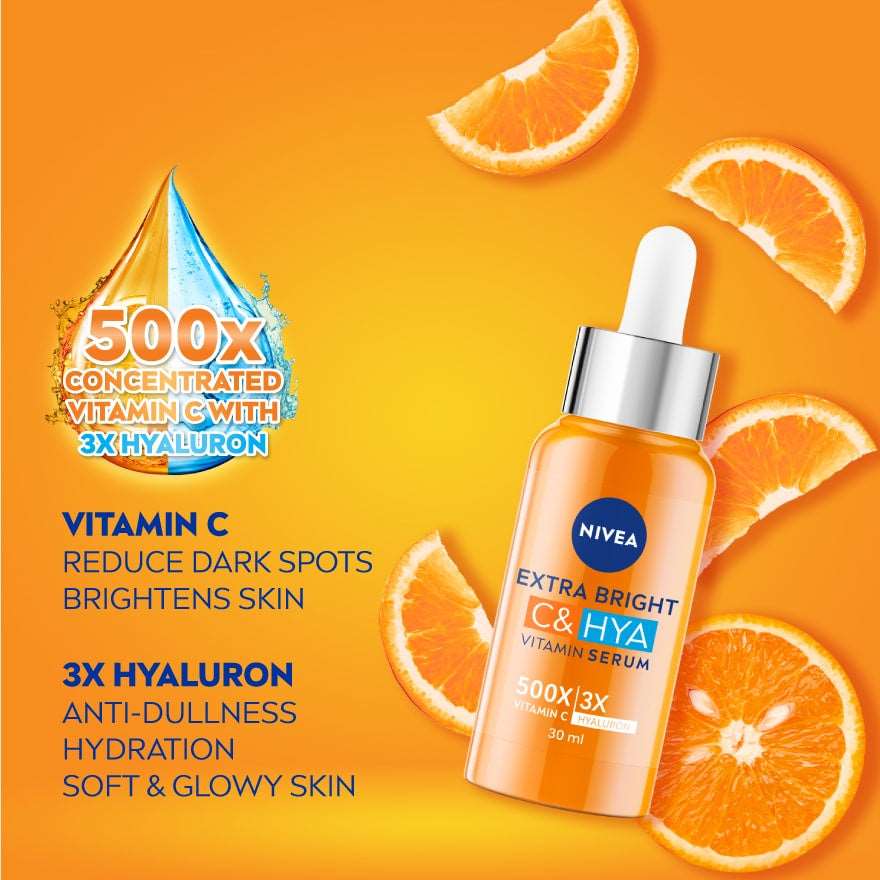 NIVEA Extra Bright C & HYA Vitamin Serum Moonspells Beauty