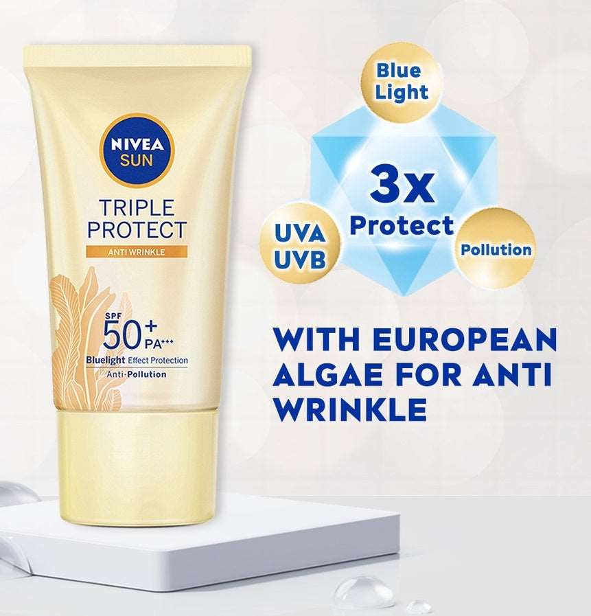 NIVEA Sun Triple Protect Anti Wrinkle Care Moonspells Beauty