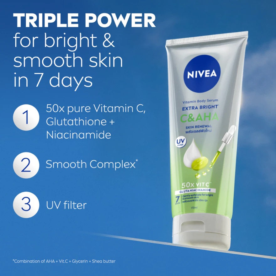 NIVEA Extra Bright C & AHA Vitamin Body Serum