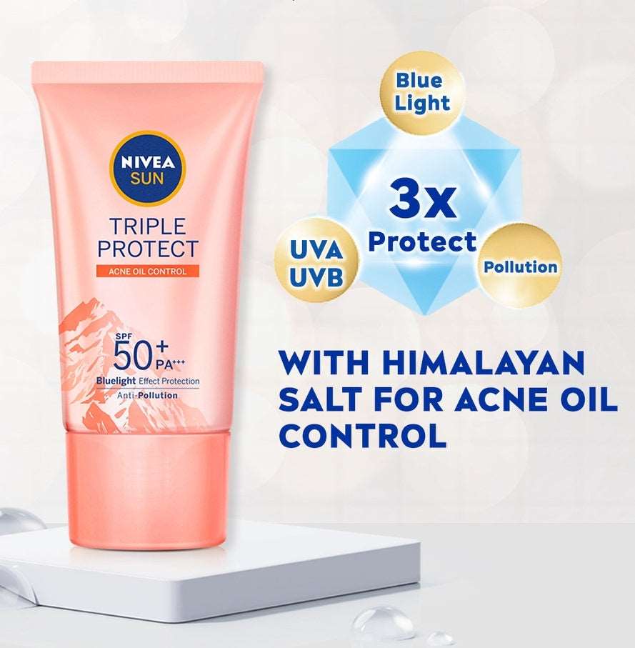 NIVEA Sun Triple Protect Acne Care - Moonspells Beauty