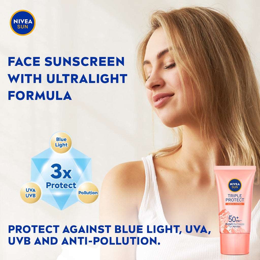 NIVEA Sun Triple Protect Acne Care - Moonspells Beauty