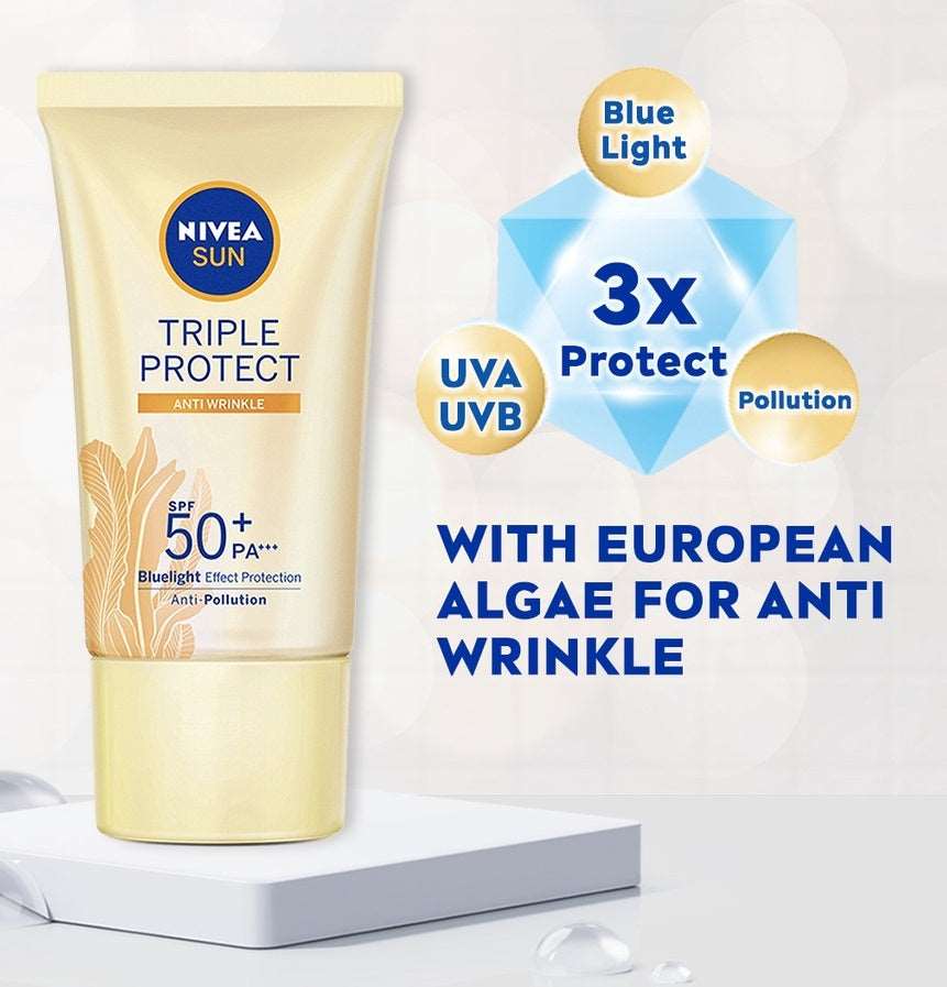 NIVEA Sun Triple Protect Anti Wrinkle Care - Moonspells Beauty