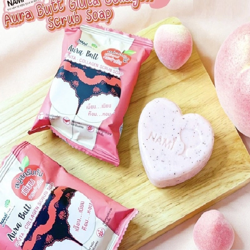 Nami Aura Butt Gluta-Collagen Scrub Soap 60g