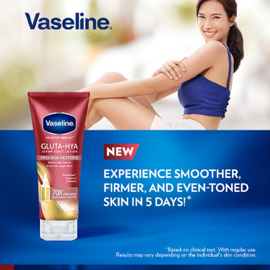 Vaseline Gluta-Hya Serum Lotion Pro-Age Restore Moonspells Beauty