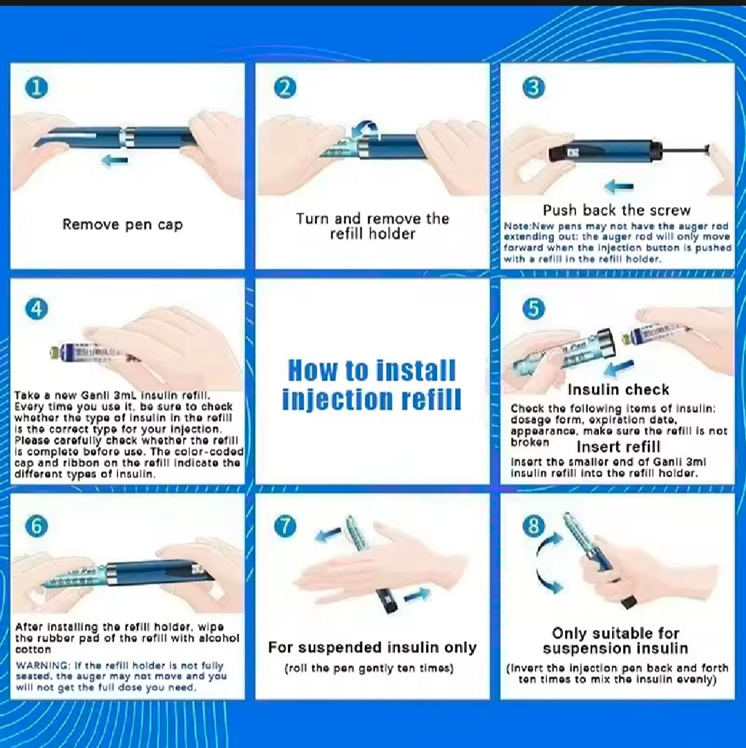 3ml EZ Refillable Pressure Injection Pen