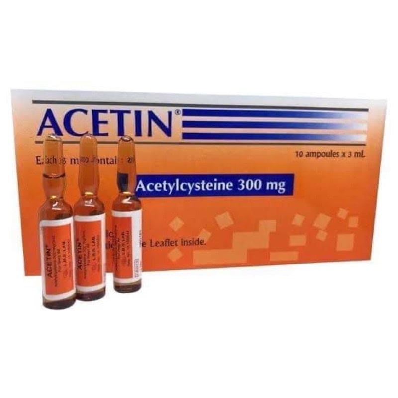 Acetin 300mg (N-Acetyl Cyteine or NAC) Moonspells Beauty