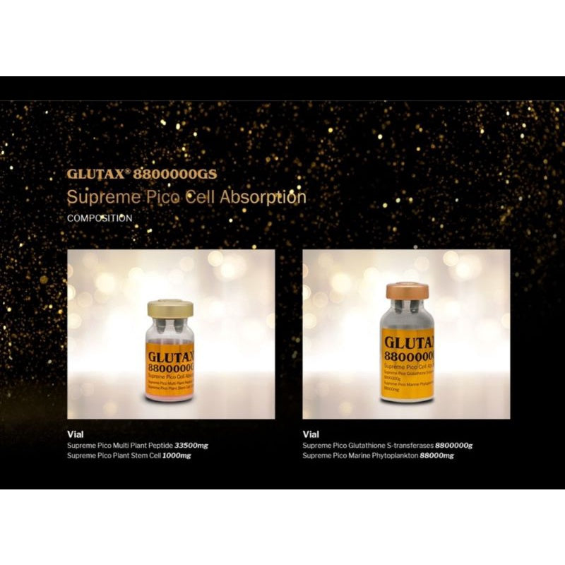 Glutax 8800000GS Pico Cell Absorption Moonspells Beauty