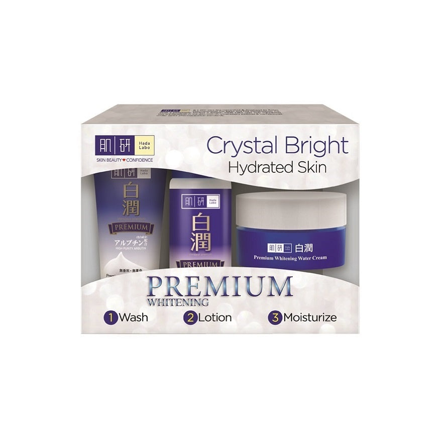 HADA LABO Premium Whitening 123 Trial Set - Moonspells Beauty