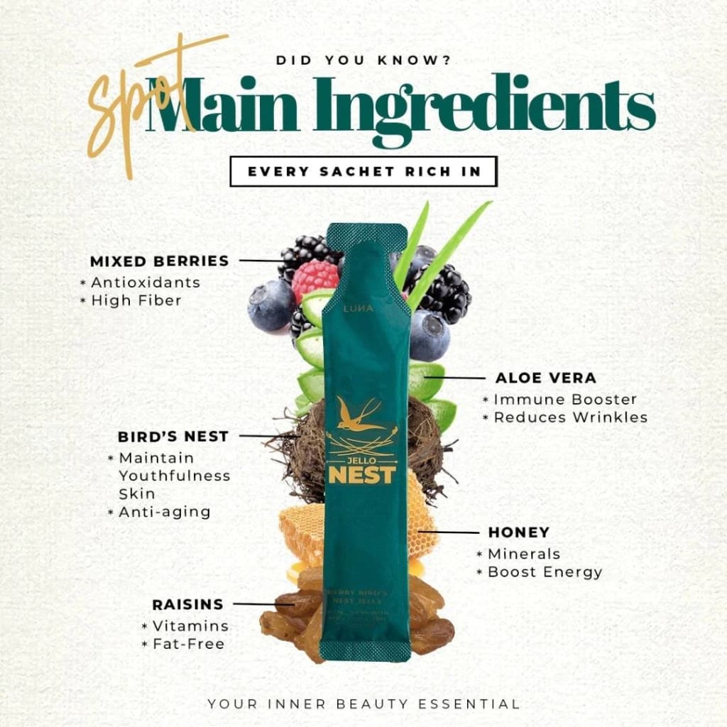 Jello Nest Beauty Drink - Moonspells Beauty