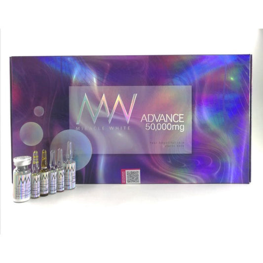 Miracle White Advance 50000MG with Melanin Inhibitor Moonspells Beauty