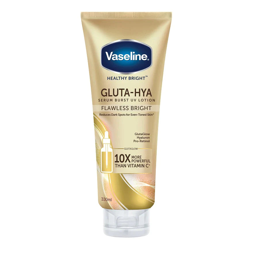 Vaseline Gluta-Hya Serum Burst Lotion Flawless Bright - Moonspells Beauty